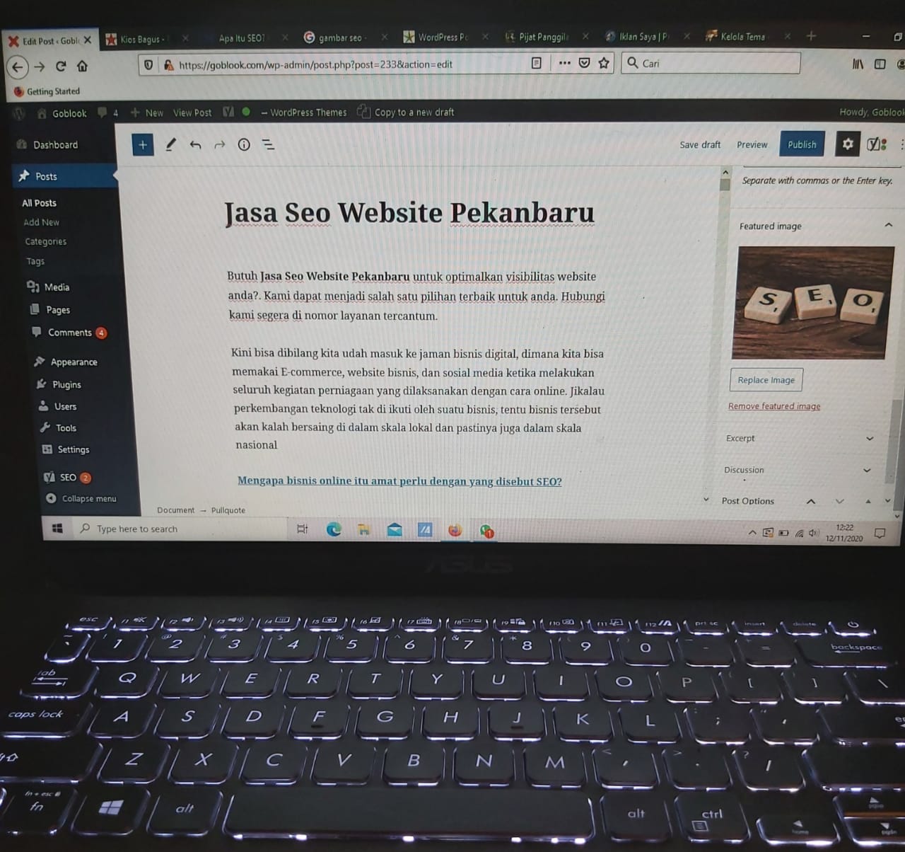 Jasa Seo Website Pekanbaru